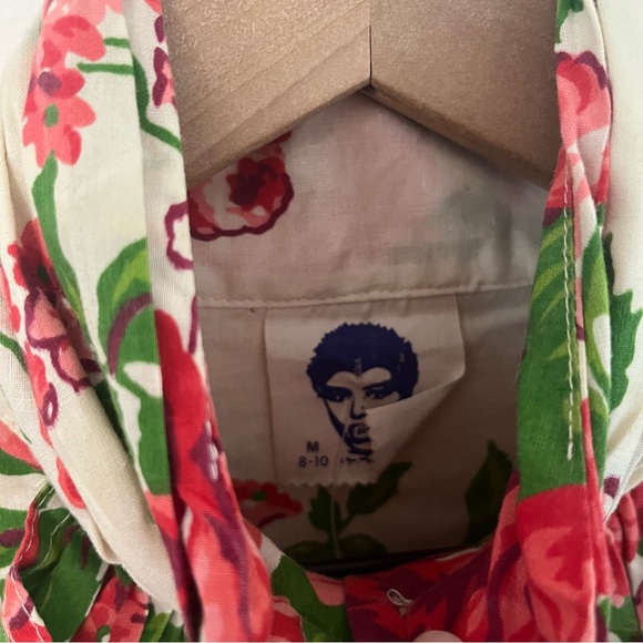 Vintage Betsey Johnson Cabbage Rose Shirt Dress - Picture 8 of 11